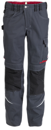 [PSA _EPI_VÊT_10_0003] Pantalon de travail anthracite/rouge